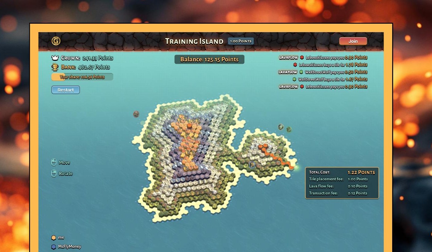Islands of Greed — Training Island gameplay
