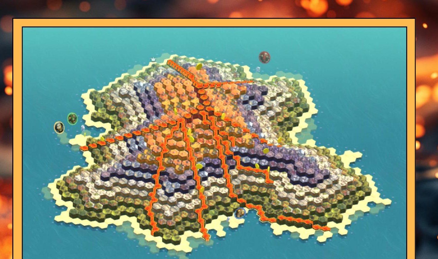 Islands of Greed — physical map view